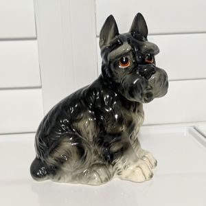 Lefton China Schnauzer Dog Figurine H8165